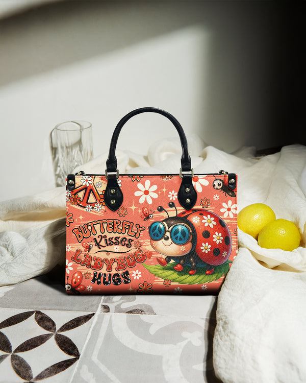 BUTTERFLY KISSES AND LADYBUG LEATHER HANDBAG - TYQY2306259