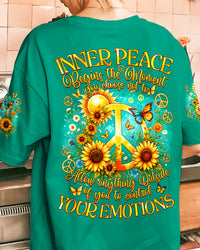 INNER PEACE BEGINS THE MOMENT ALL OVER PRINT - TYQY0606242