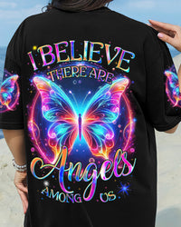 I BELIEVE THERE ARE ANGELS AMONG US BUTTERFLY ALL OVER PRINT - TYQY1704244