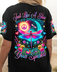 JUST LIKE A STAR YOU WERE BORN TO TWINKLE DRAGONFLY ALL OVER PRINT - TYQY0405245