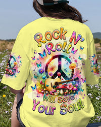 ROCK N' ROLL WILL SAVE YOUR SOUL GUITAR ALL OVER PRINT - TLNZ0406242