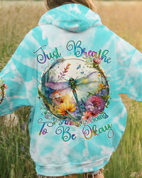 JUST BREATHE DRAGONFLY ALL OVER PRINT - TYQY2702243