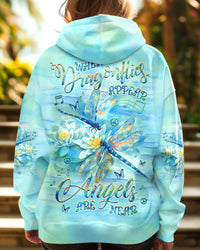 (HOT DEAL) WHEN DRAGONFLIES APPEAR ANGELS ARE NEAR ALL OVER PRINT - YHHG2309241