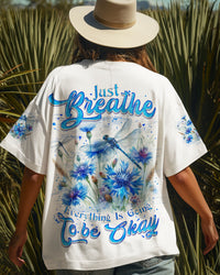 JUST BREATHE DRAGONFLY ALL OVER PRINT - TLNZ1008242