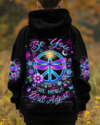 BE YOU THE WORLD WILL ADJUST DRAGONFLY ALL OVER PRINT - YHHG3112241