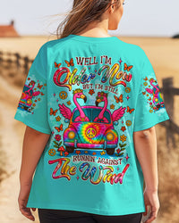 RUNNING AGAINST THE WIND FLAMINGO CAR  ALL OVER PRINT - TLNZ1605252