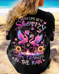 DANCE IN THE RAIN FLAMINGO ALL OVER PRINT - TLNZ2105244