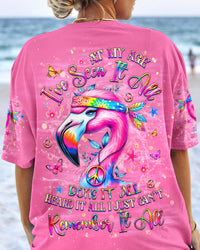 AT MY AGE I'VE SEEN IT ALL FLAMINGO ALL OVER PRINT - YHHG0107244