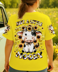 JUST A LITTLE MOODY COW ALL OVER PRINT - TLNZ1108253