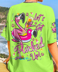 LET'S GET FLOCKED UP FLAMINGO ALL OVER PRINT - TYQY1906244