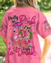 PRETTY IN PINK FLAMINGOS ALL OVER PRINT - TYQY0807244
