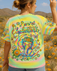 I AM ELEPHANTASTIC ELEPHANT TIE DYE ALL OVER PRINT - TLNZ1806253