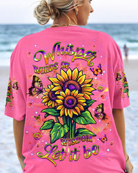 WHISPER WORDS OF WISDOM SUNFLOWER ALL OVER PRINT - YHHG1504251