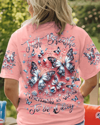 JUST BREATHE BUTTERFLIES ALL OVER PRINT - YHHG1803253