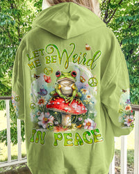 LET ME BE WEIRD IN PEACE FROG ALL OVER PRINT - TYQY0103244