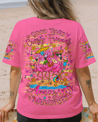 GOOD TIMES CRAZY FRIEND FLAMINGO ALL OVER PRINT - TLNZ0505251