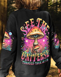 SEE THE UNIVERSE THROUGH YOUR MIND MUSHROOM ALL OVER PRINT - TYTM0510231