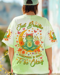 JUST BREATHE FROG ALL OVER PRINT - TLNZ0605253