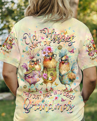OLD HIPPIES DON'T DIE HIPPIE GRANDMAS ALL OVER PRINT - YHHG0207242