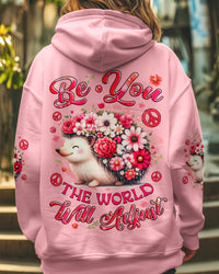 BE YOU THE WORLD WILL ADJUST HEDGEHOG ALL OVER PRINT - TYQY2311244
