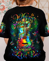 WHISPER WORDS OF WISDOM GUITAR ALL OVER PRINT - YHDU0904253