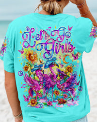 LET'S GO GIRLS FLAMINGO ALL OVER PRINT - TLNZ1004244