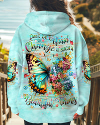 (HOT DEAL) CHANGE IS SUCH A BEAUTIFUL THING BUTTERFLY ALL OVER PRINT - YHHG3009242