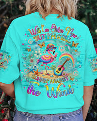 RUNNING AGAINST THE WIND FLAMINGO ALL OVER PRINT - TLNZ1806243
