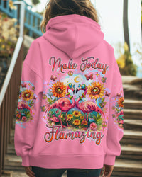 (HOT DEAL) MAKE TODAY FLAMAZING FLAMINGO ALL OVER PRINT  - TLNZ2611242