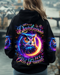 HELLO DARKNESS MY OLD FRIEND OWL MOON ALL OVER PRINT - TLNZ2607251