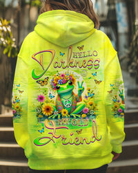 HELLO DARKNESS MY OLD FRIEND FROG ALL OVER PRINT  - TLNZ2101251