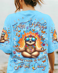 JUST BREATHE SLOTH ALL OVER PRINT - YHHG0108243