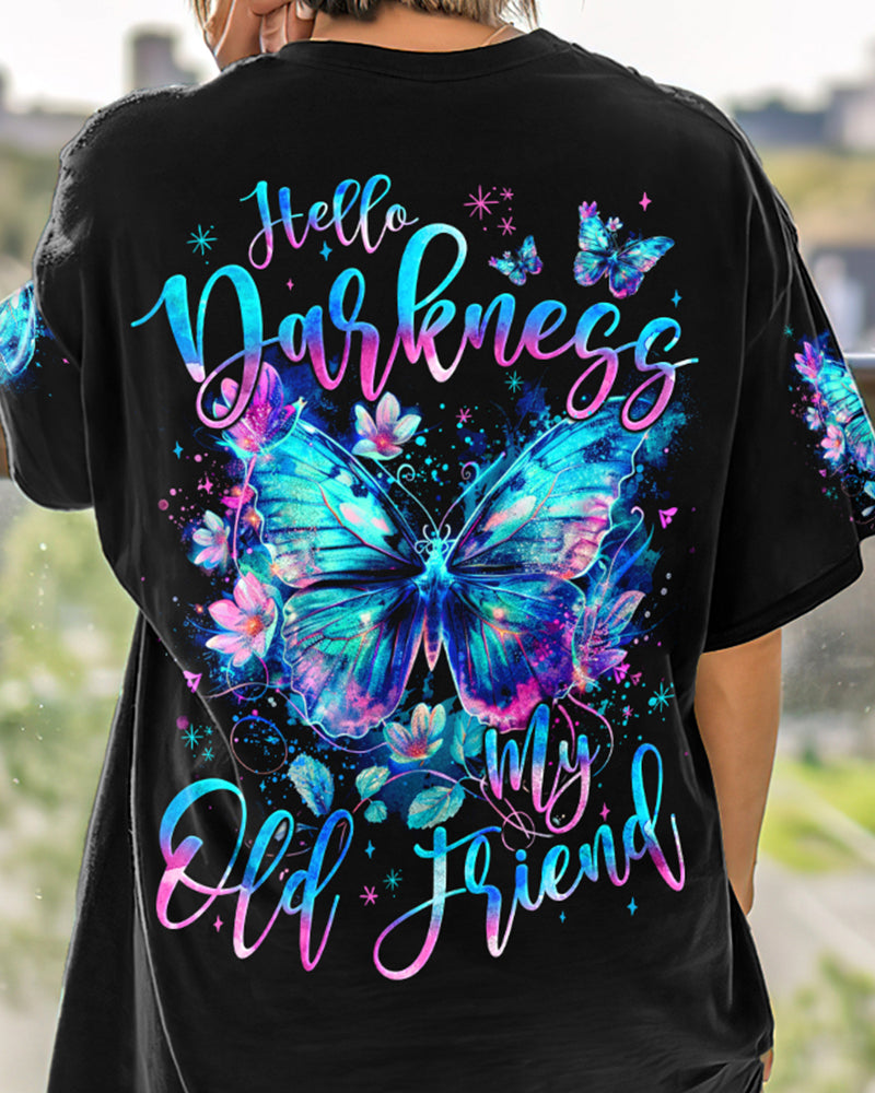 HELLO DARKNESS MY OLD FRIEND BUTTERFLY ALL OVER PRINT - TYQY1004242