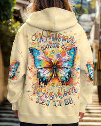 WHISPER WORDS OF WISDOM LET IT BE BUTTERFLY ALL OVER PRINT - YHHG2012243