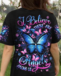 I BELIEVE THERE ARE ANGELS AMONG US ALL OVER PRINT - YHDU2407242