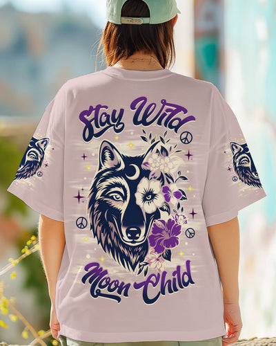 STAY WILD MOON CHILD WOLF ALL OVER PRINT - TLNZ2705252