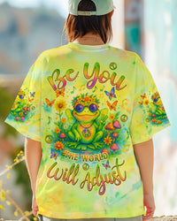 BE YOU THE WORLD WILL ADJUST FROG ALL OVER PRINT  - TLNZ1104252
