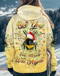BEE YOU THE WORLD WILL ADJUST CHRISTMAS ALL OVER PRINT - YHHG1010243
