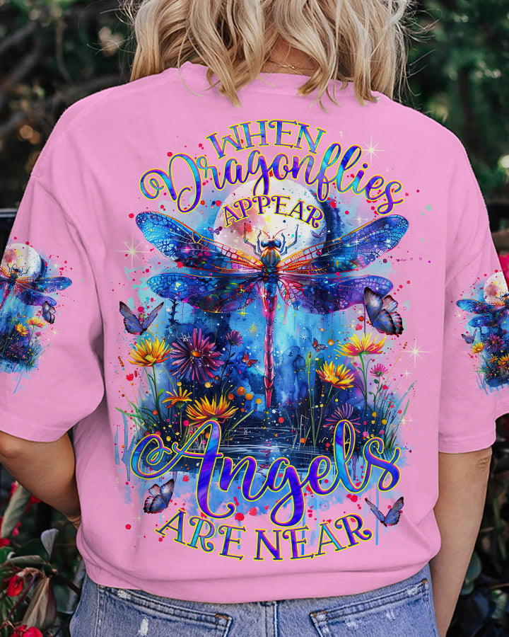 WHEN DRAGONFLIES APPEAR ANGELS ARE NEAR ALL OVER PRINT - TLNZ2803242 ...