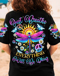 JUST BREATHE DRAGONFLY ALL OVER PRINT - TYQY2307241