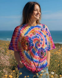 DANDELION PAW PRINT SWIRL ALL OVER PRINT - TLNO1303261