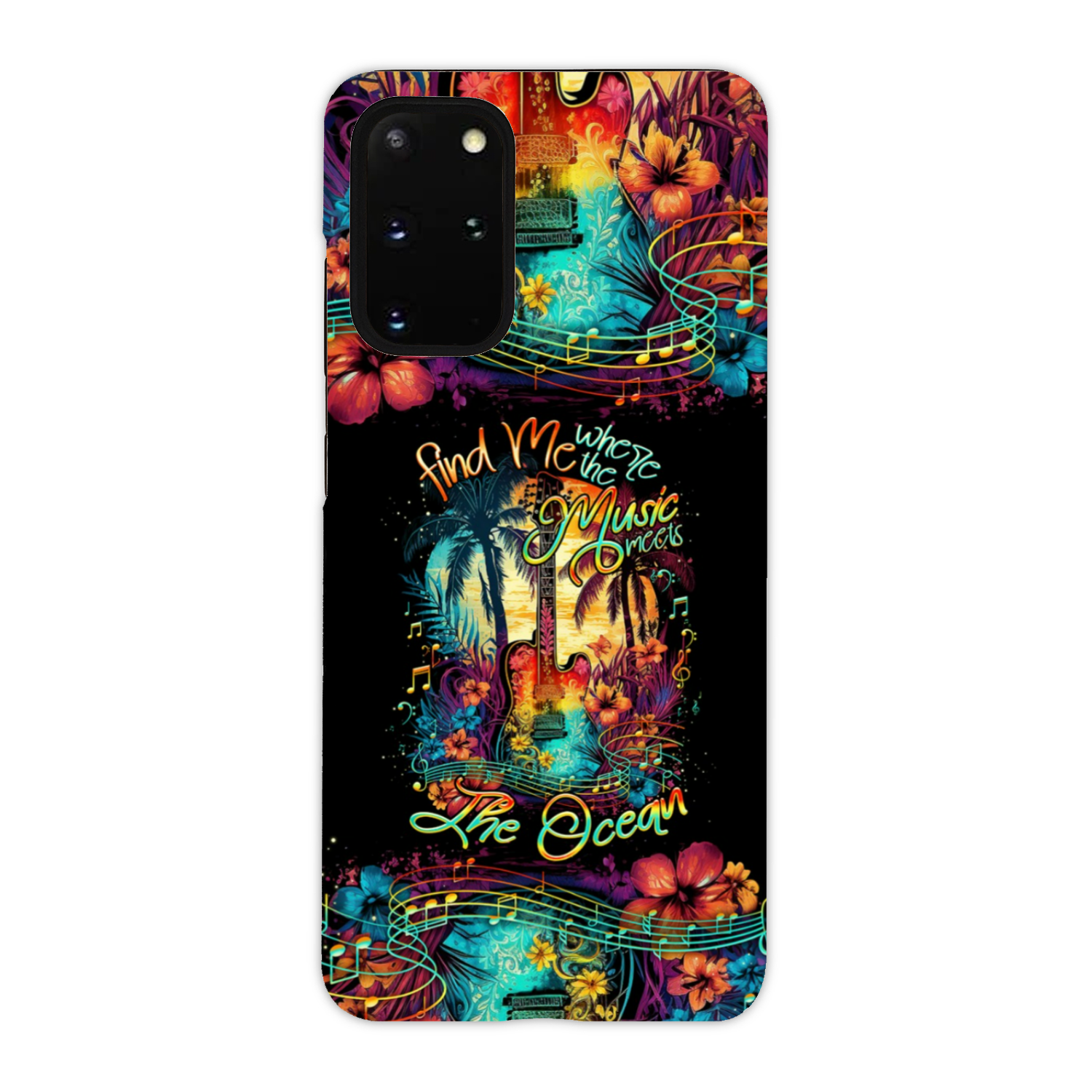 FIND ME WHERE THE MUSIC MEETS THE OCEAN GUITAR PHONE CASE - TLNO1305231