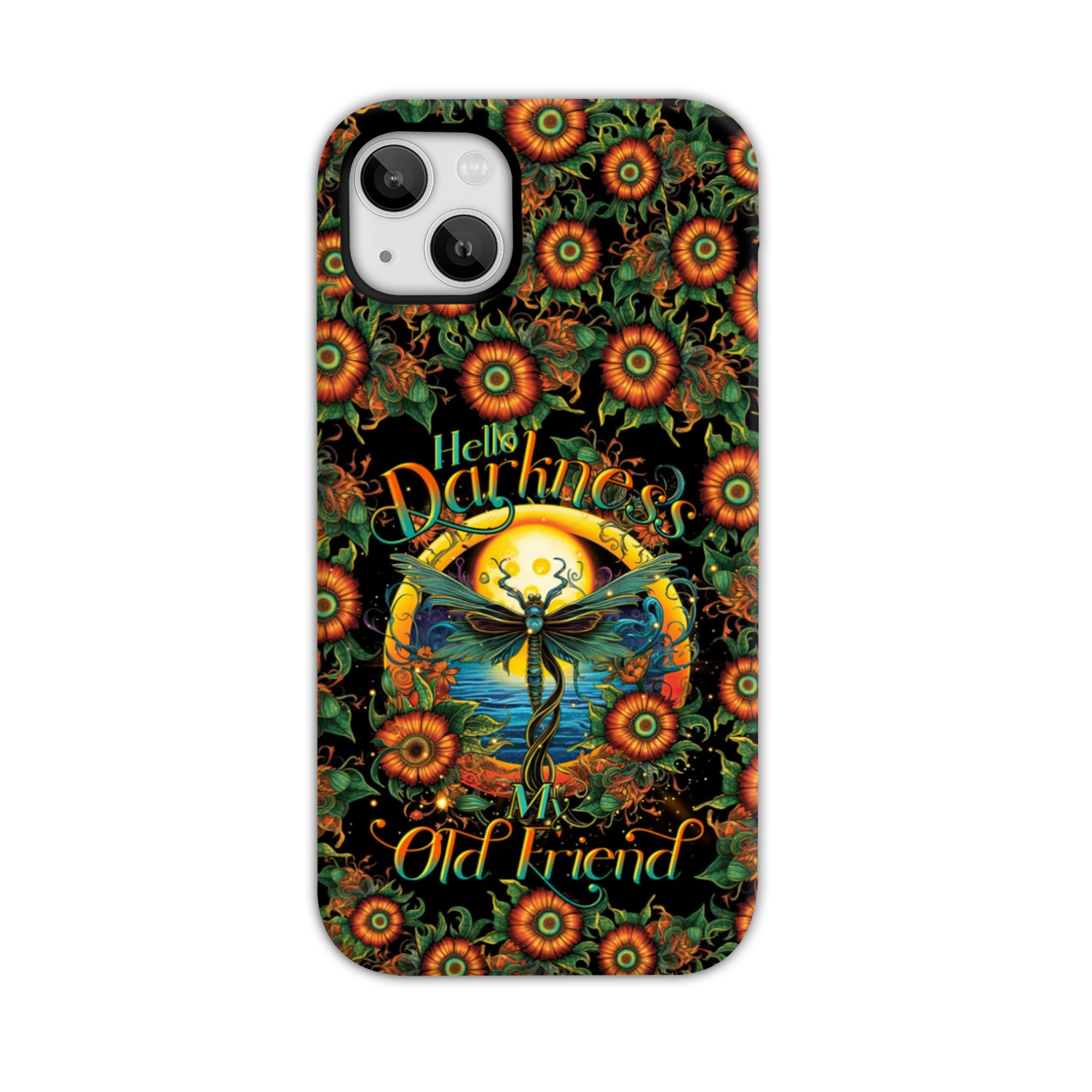 HELLO DARKNESS MY OLD FRIEND DRAGONFLY PHONE CASE - TLTR1007237