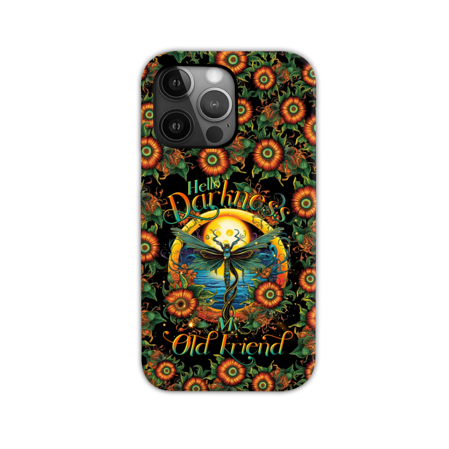 HELLO DARKNESS MY OLD FRIEND DRAGONFLY PHONE CASE - TLTR1007237