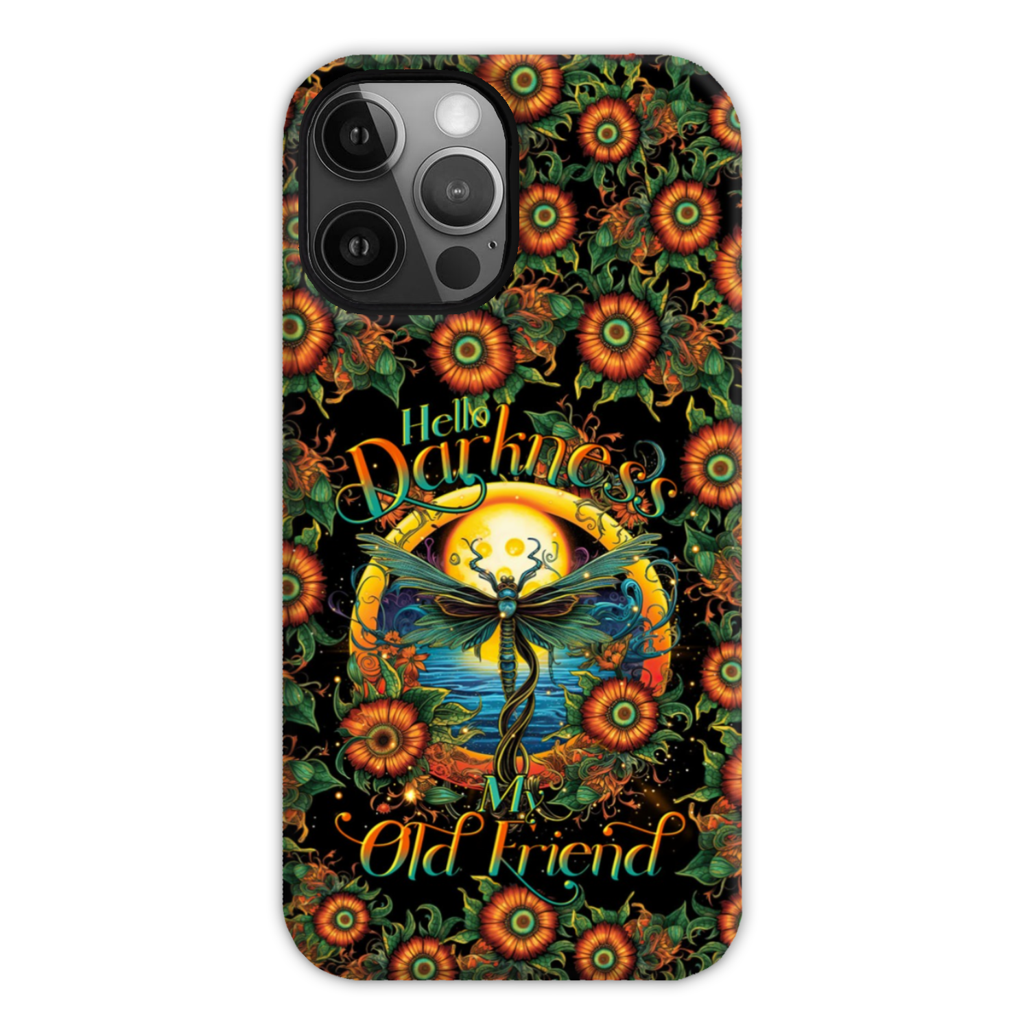 HELLO DARKNESS MY OLD FRIEND DRAGONFLY PHONE CASE - TLTR1007237