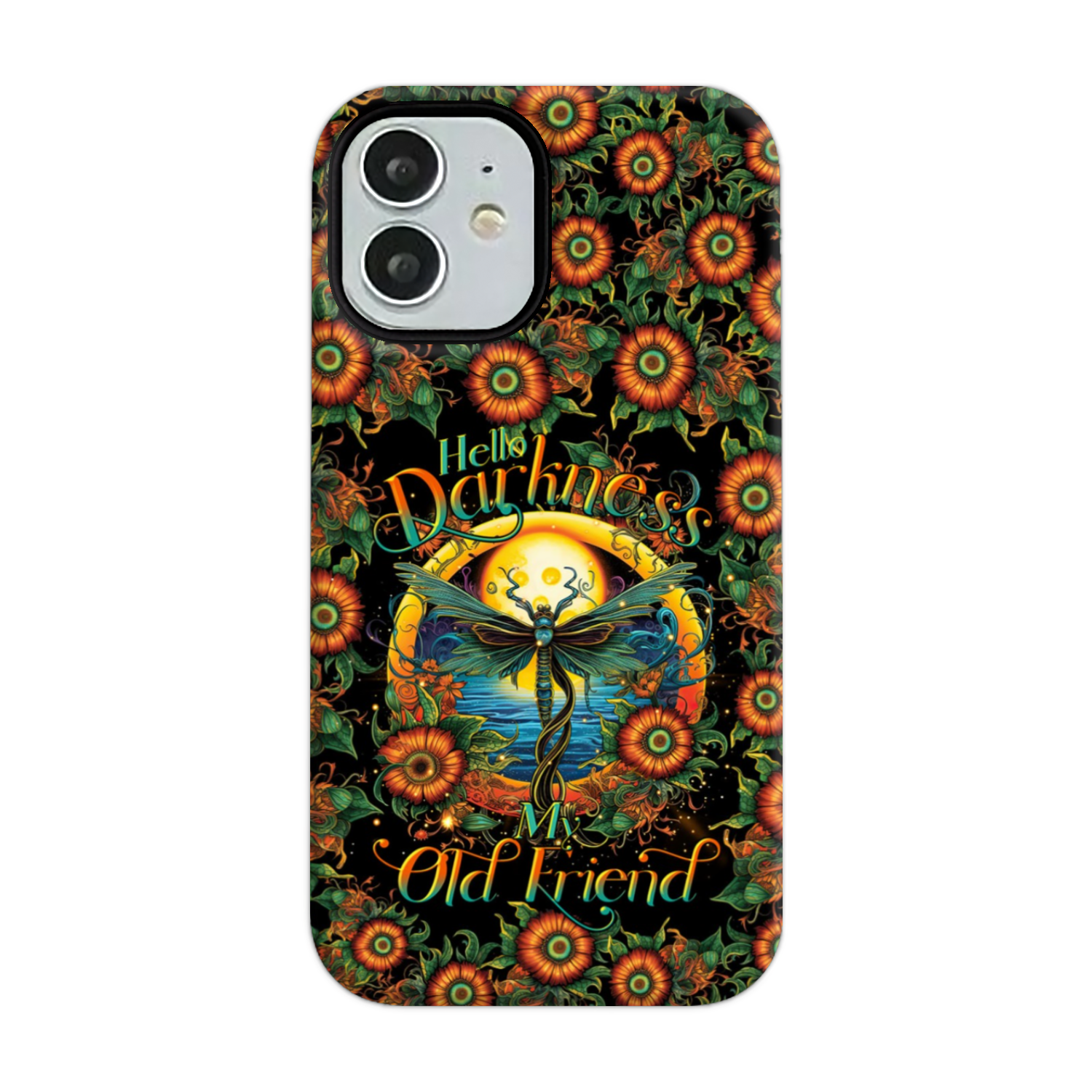 HELLO DARKNESS MY OLD FRIEND DRAGONFLY PHONE CASE - TLTR1007237