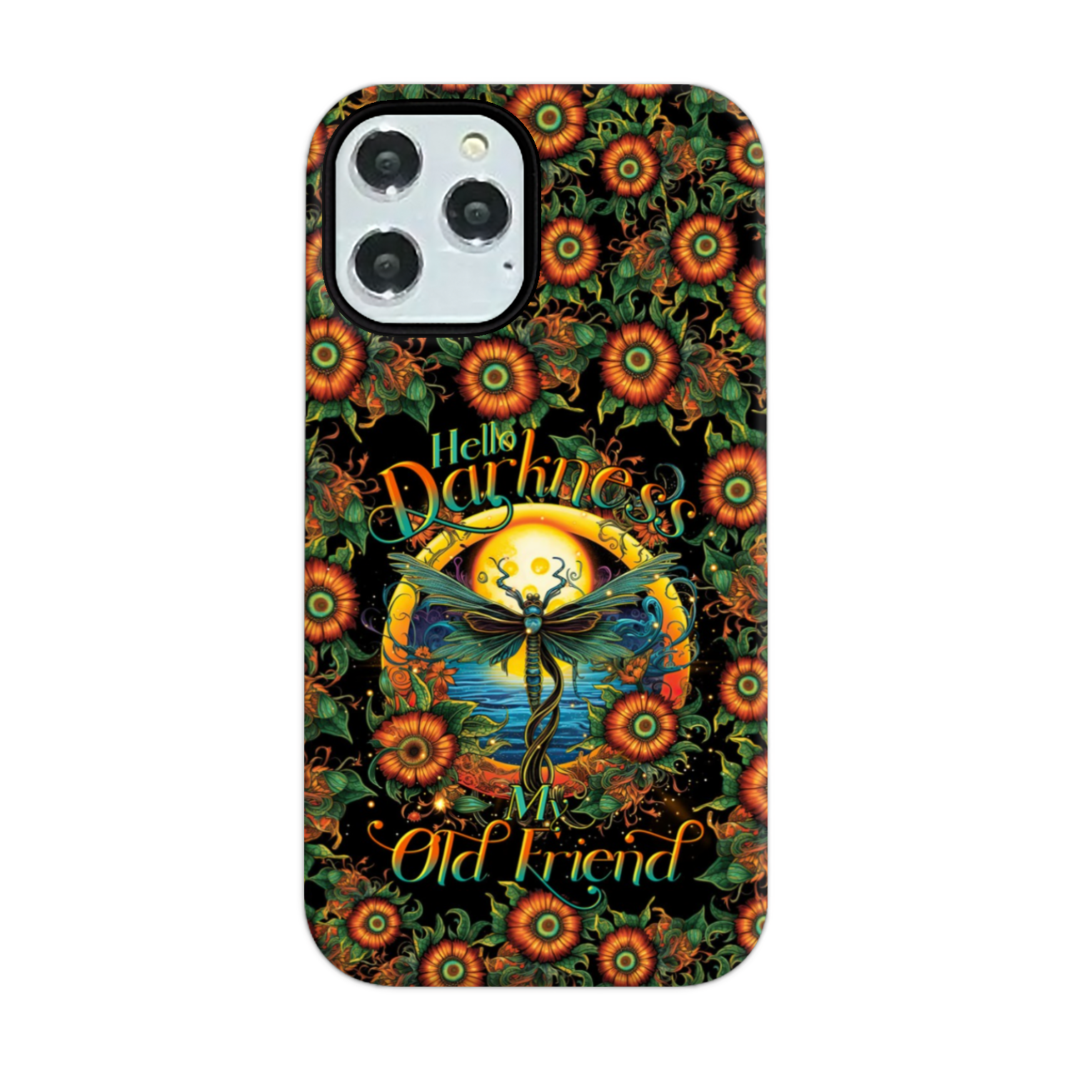 HELLO DARKNESS MY OLD FRIEND DRAGONFLY PHONE CASE - TLTR1007237