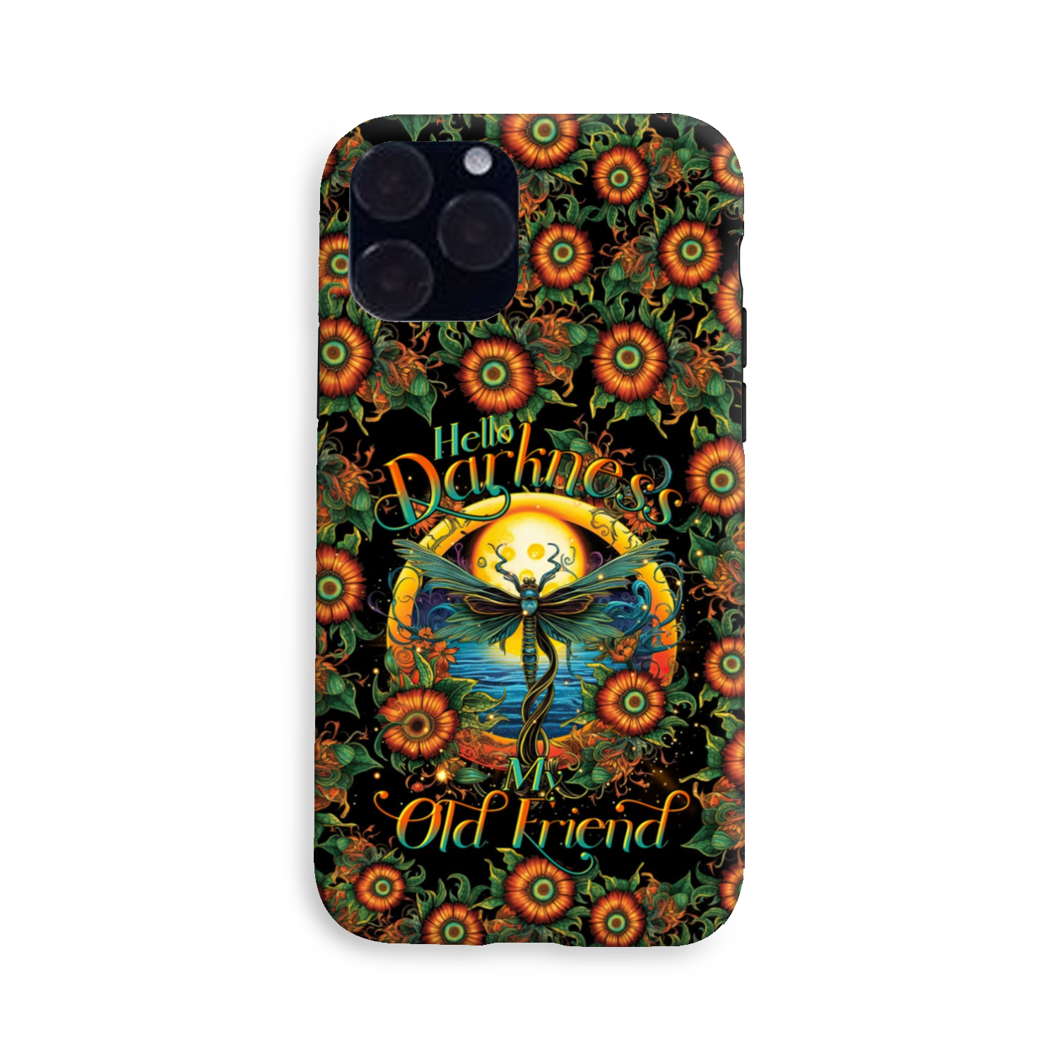 HELLO DARKNESS MY OLD FRIEND DRAGONFLY PHONE CASE - TLTR1007237