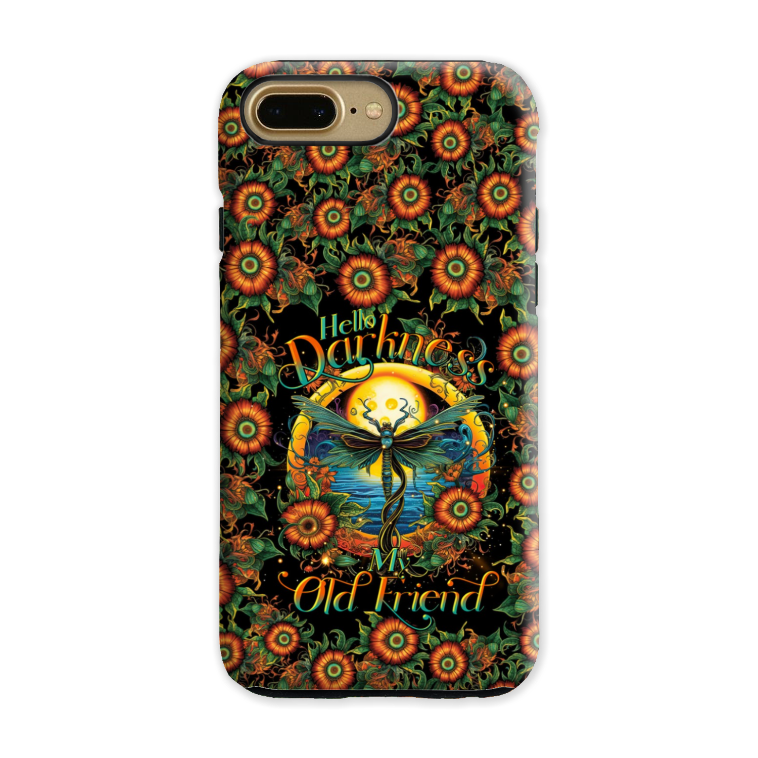 HELLO DARKNESS MY OLD FRIEND DRAGONFLY PHONE CASE - TLTR1007237