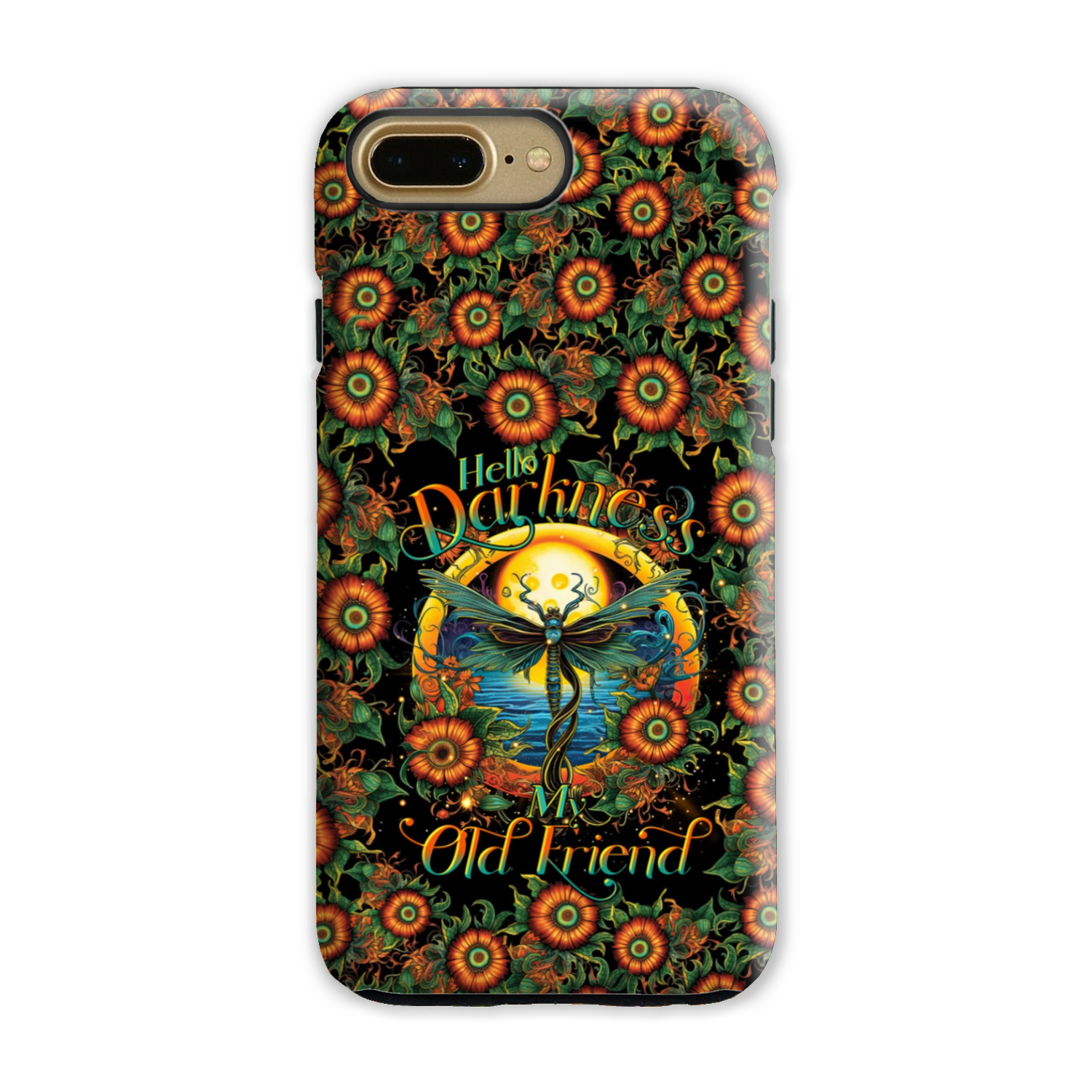 HELLO DARKNESS MY OLD FRIEND DRAGONFLY PHONE CASE - TLTR1007237